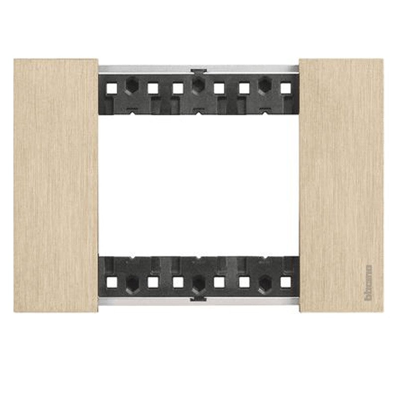 Placca Bticino Living Now COLORE ORO KA4802ZW Placca Bticino Living Now COLORE ORO KA4802ZW